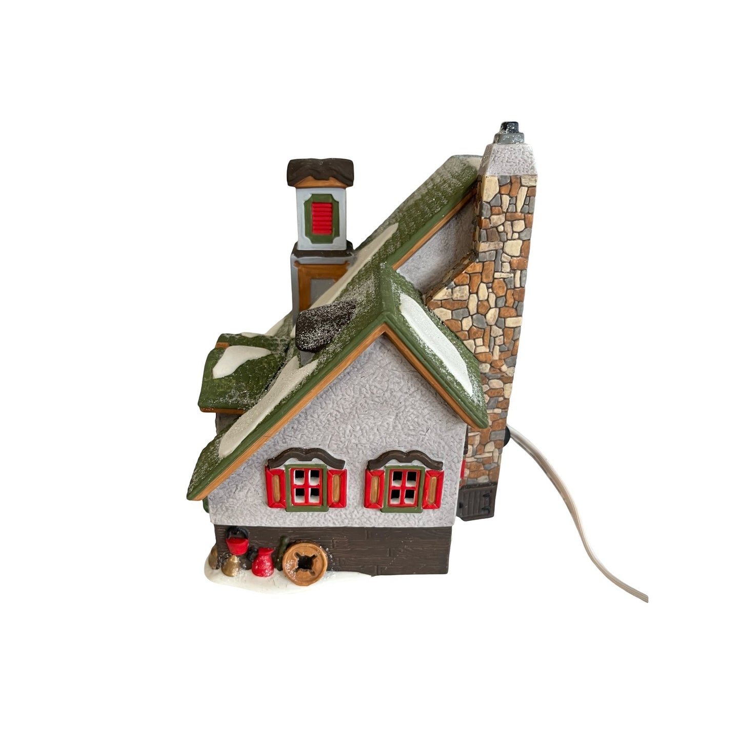 Department 56 North Pole Series Santa’s Bell Repair 56389 Lighted Building 1996