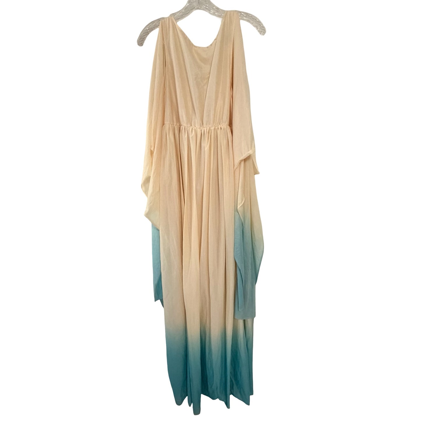 Spirit Halloween Athena Goddess Costume Adult Large 12-14 Greek Roman White Blue Dress