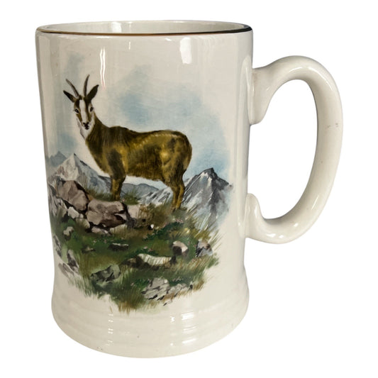 VTG Lord Nelson Pottery Mug – Hand-Crafted in England – Mountain Goat Scene