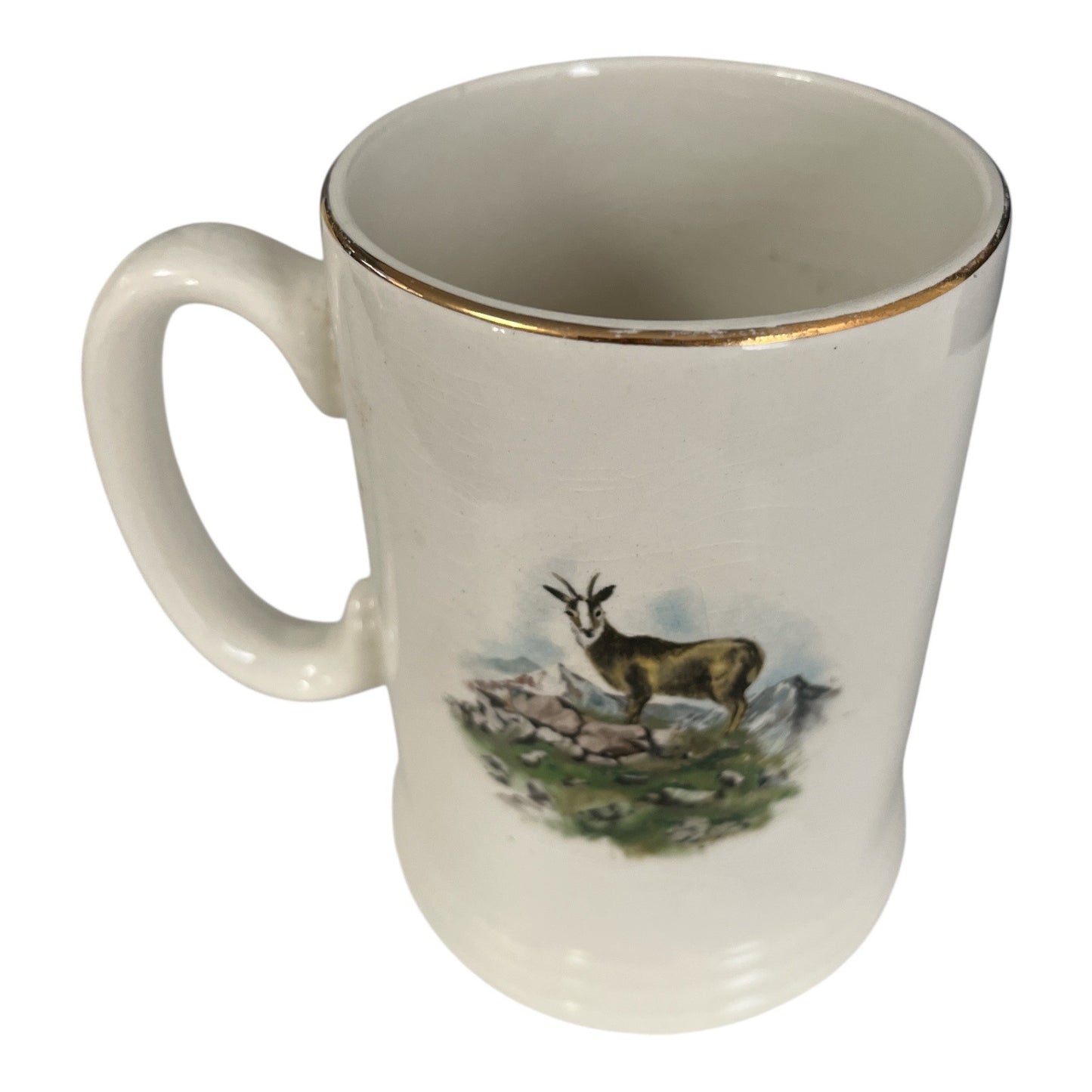 VTG Lord Nelson Pottery Mug – Hand-Crafted in England – Mountain Goat Scene