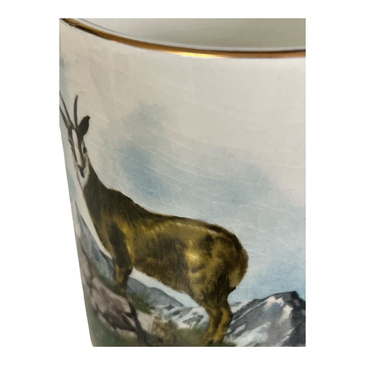 VTG Lord Nelson Pottery Mug – Hand-Crafted in England – Mountain Goat Scene
