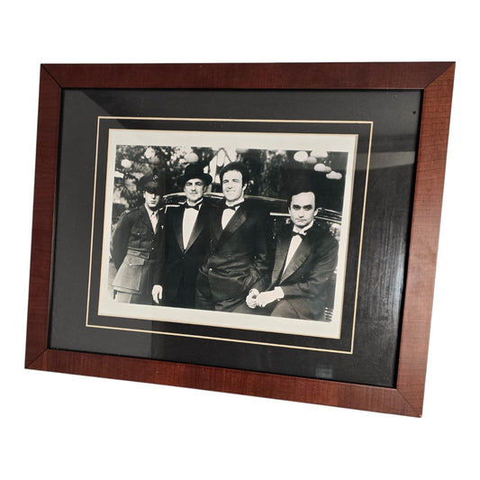 Framed The Godfather Movie Photo – 16x12 – Vito & Michael Corleone with Captain McCluskey and Sollozzo – Early 1970s