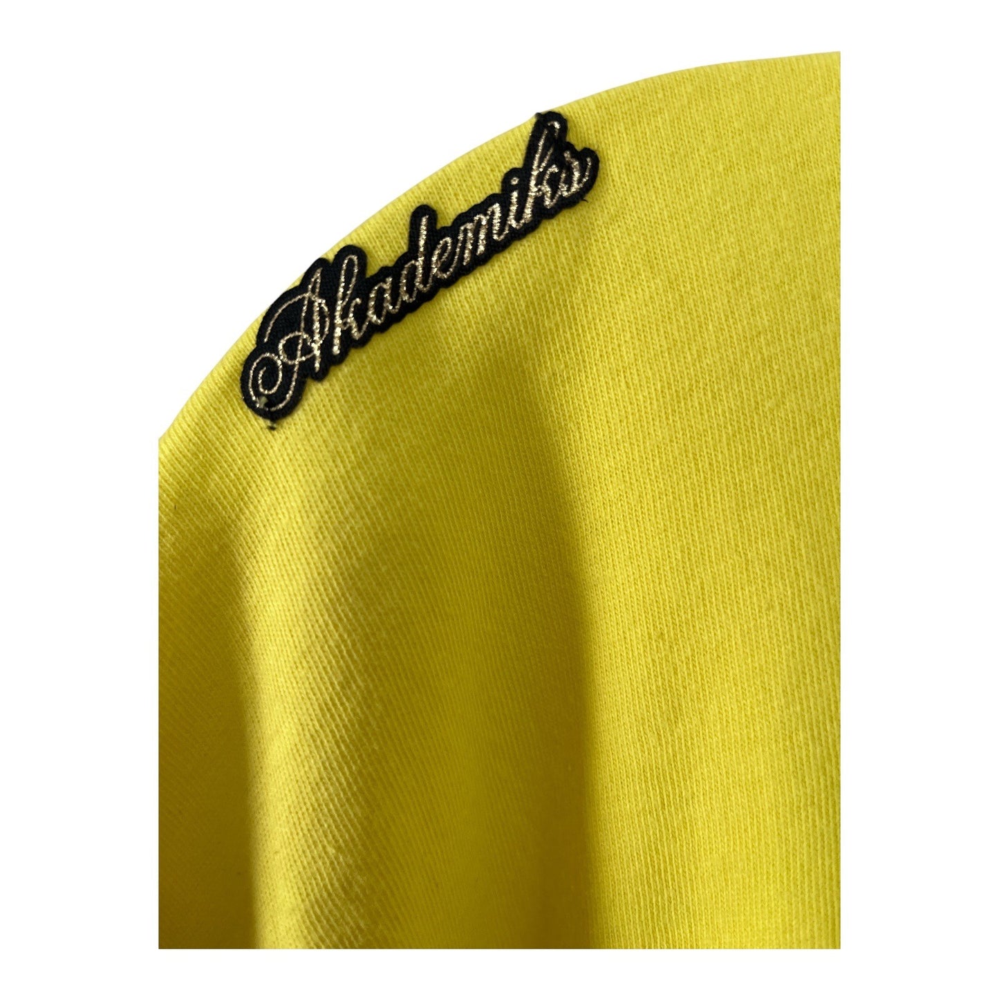 Y2K Akademiks Oversized Yellow T-Shirt – Vintage 2000s Hip Hop Streetwear – 3XL