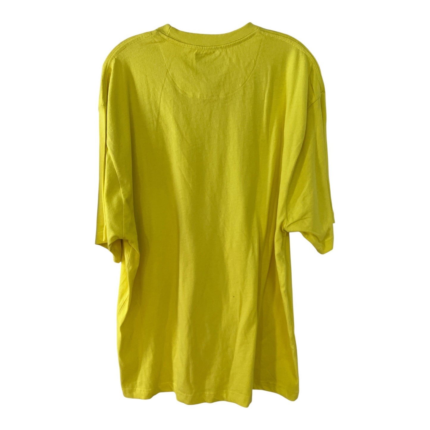 Y2K Akademiks Oversized Yellow T-Shirt – Vintage 2000s Hip Hop Streetwear – 3XL