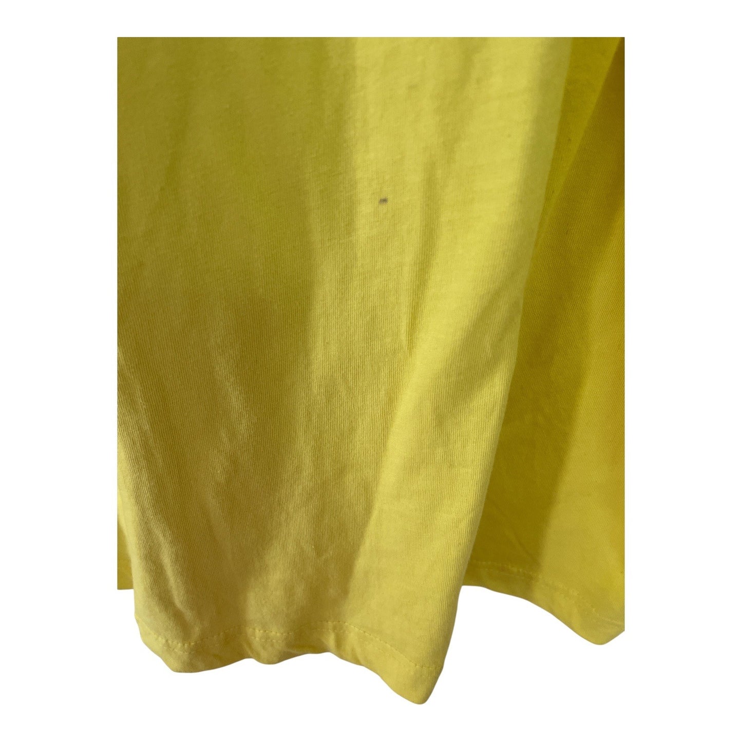 Y2K Akademiks Oversized Yellow T-Shirt – Vintage 2000s Hip Hop Streetwear – 3XL