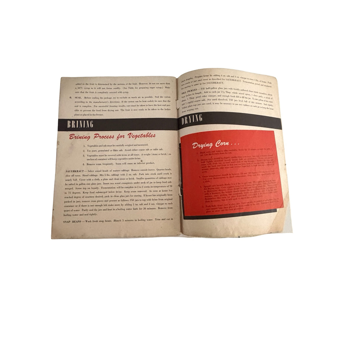 Vintage Ohio Fuel Gas Company Home Canning Guide Cookbook Recipe Booklet Mid Century Advertising