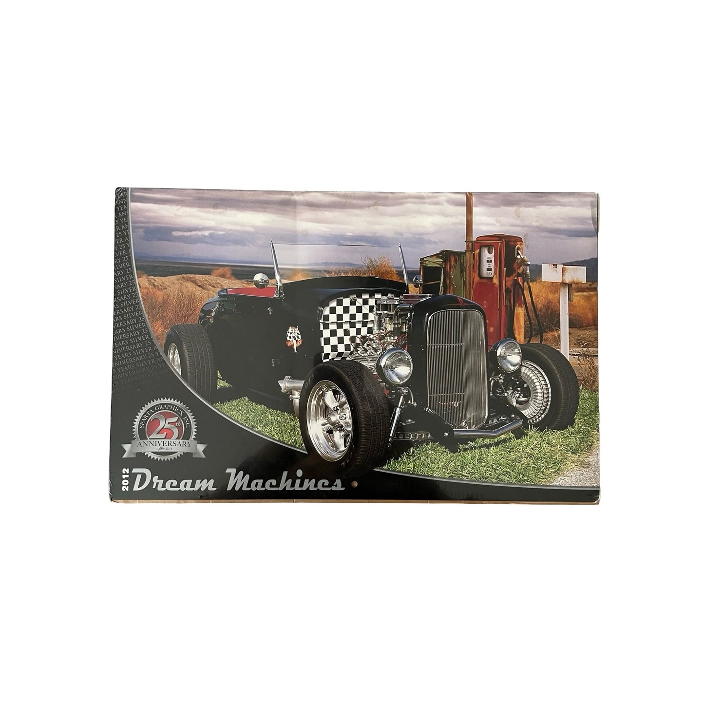 2012 Dream Machines Classic Car Calendar Spartagraphics 25th Anniversary Sealed