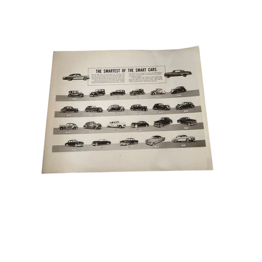 Vintage Studebaker Smartest of the Smart Cars Advertising Print Automobile History Collector