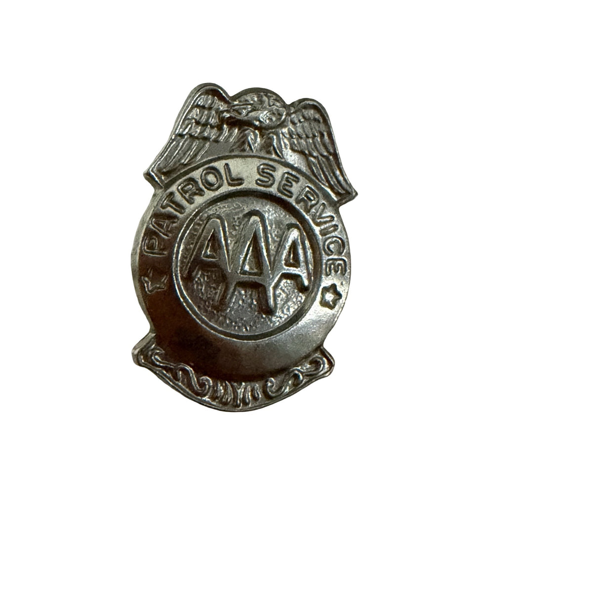Vintage 1950s 1960s AAA Patrol Service Miniature Eagle Badge Pin Safety Patrol