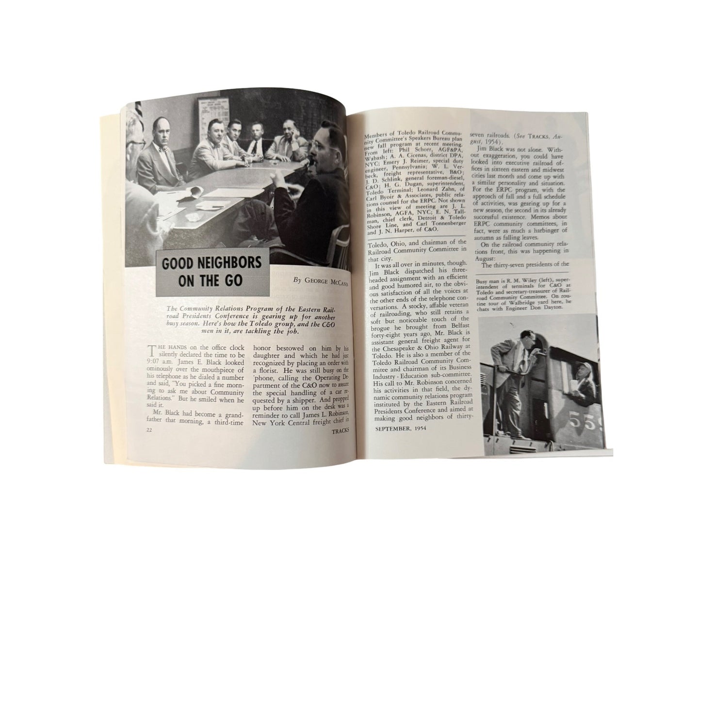 Chesapeake & Ohio Railway TRACKS Magazine September 1954 Railroad Employee Publication