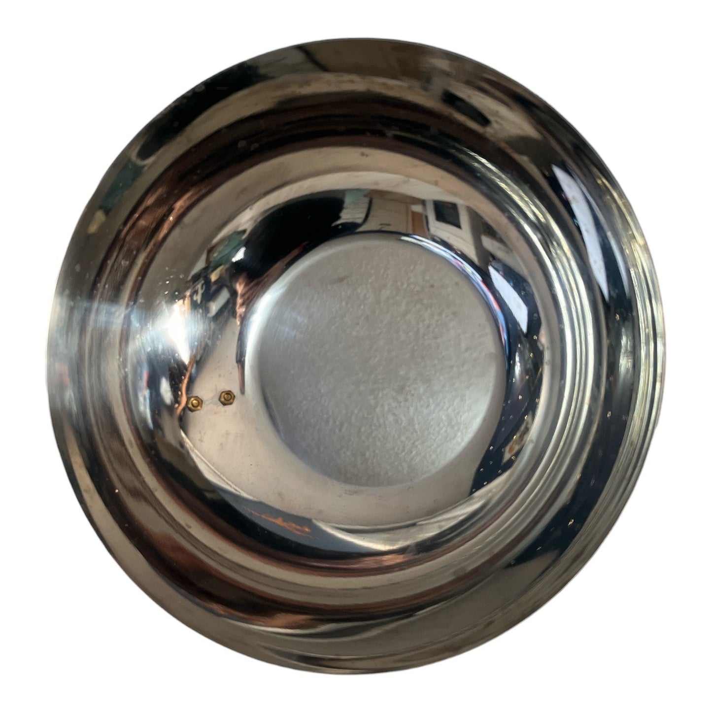 Vintage Endo Shoji 11” Steak Cover 18-8 Stainless Steel Brass Handle Japan