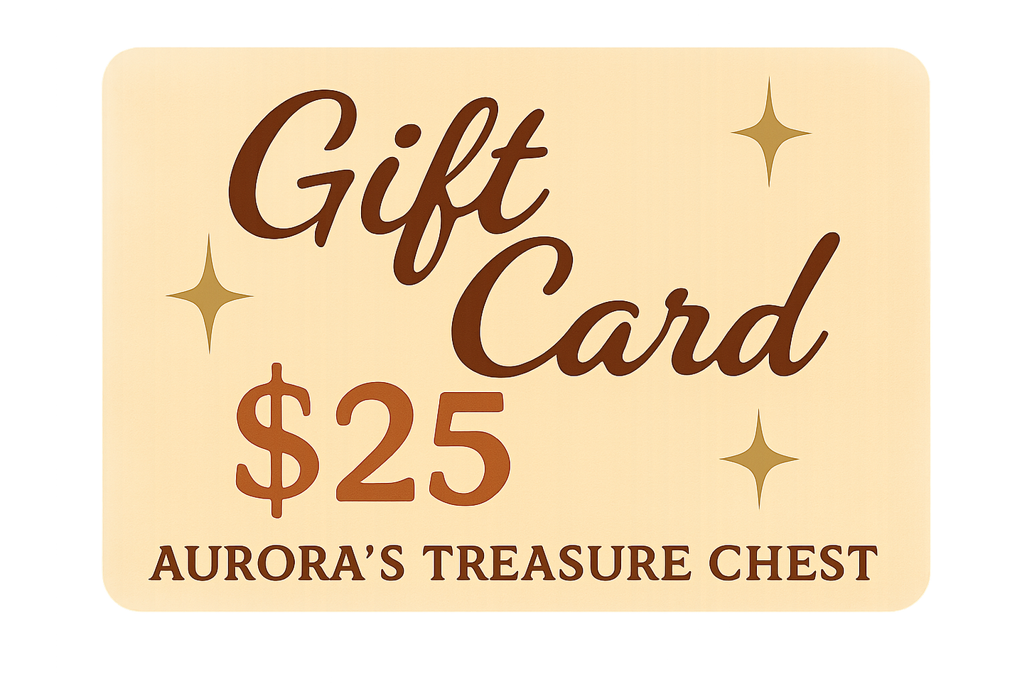 Aurora’s Treasure Chest Gift Cards