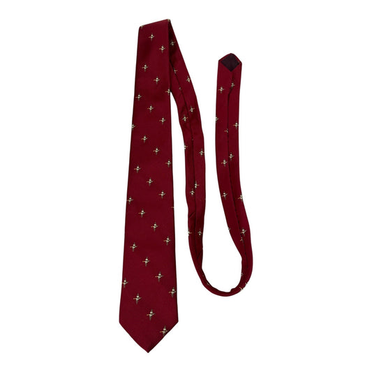 Jason Ian for Karlink Burgundy Tie – Duck Hunting Motif – 54” Neckwear