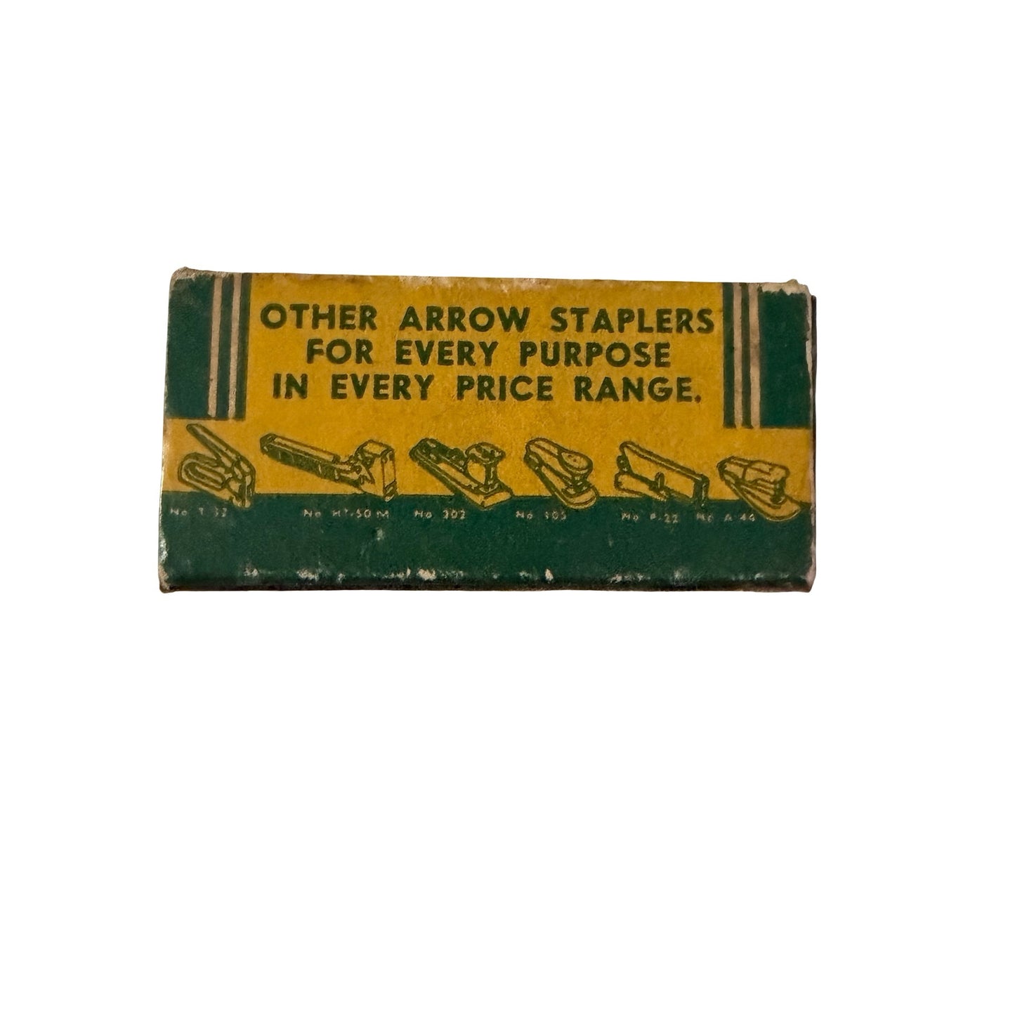 Vintage Arrow Staples JT-21 1/4 Inch Tack Pointed Staples Box 1000 Genuine Fasteners
