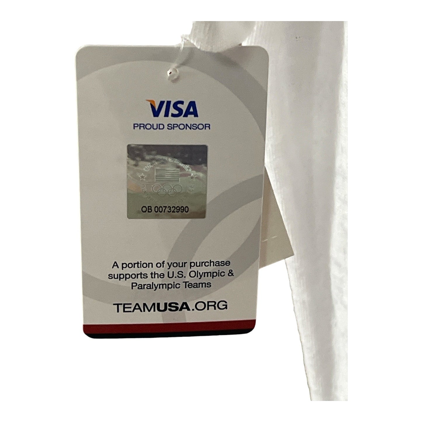 Vintage Team USA Olympic Committee Burnout V-Neck T-Shirt XL With Tags