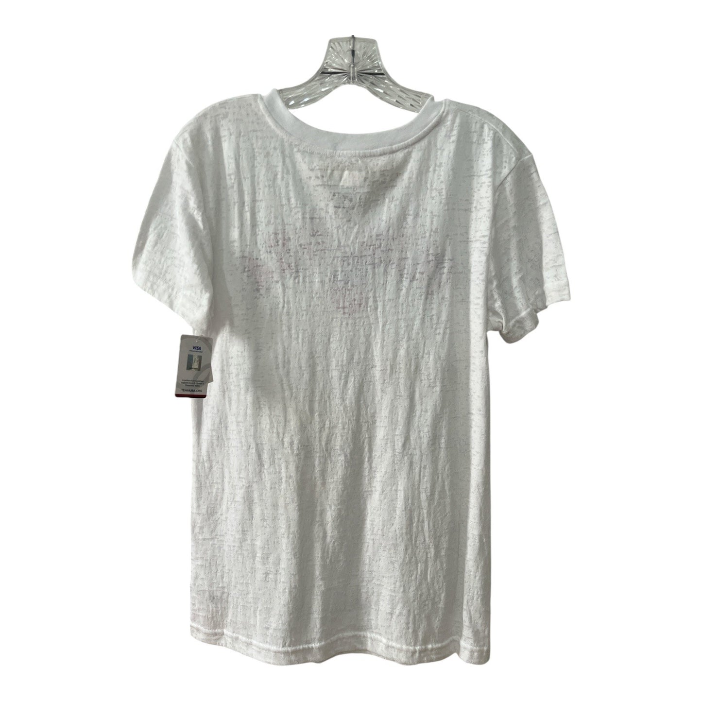 Vintage Team USA Olympic Committee Burnout V-Neck T-Shirt XL With Tags