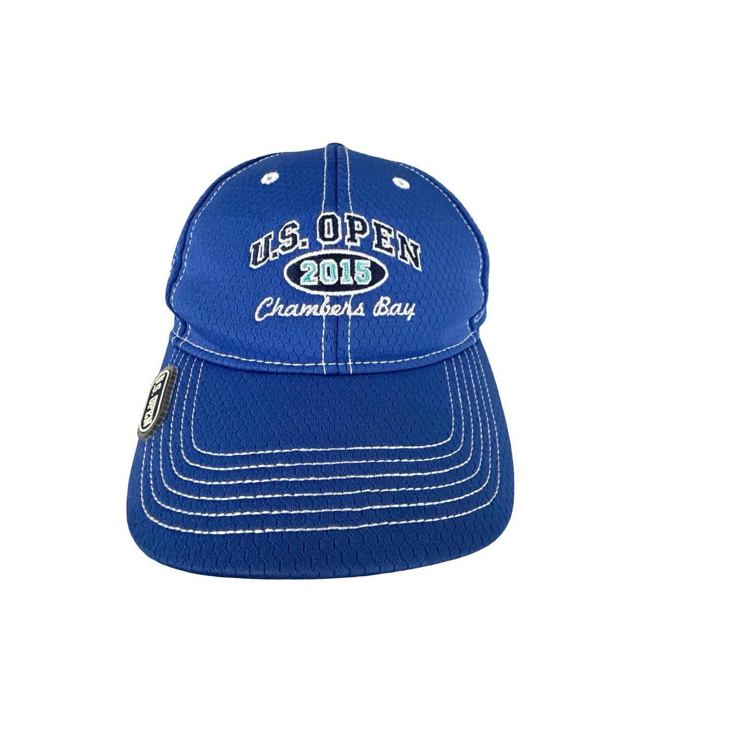 2015 U.S. Open Chambers Bay Golf Hat Blue USGA Ahead Strapback Cap