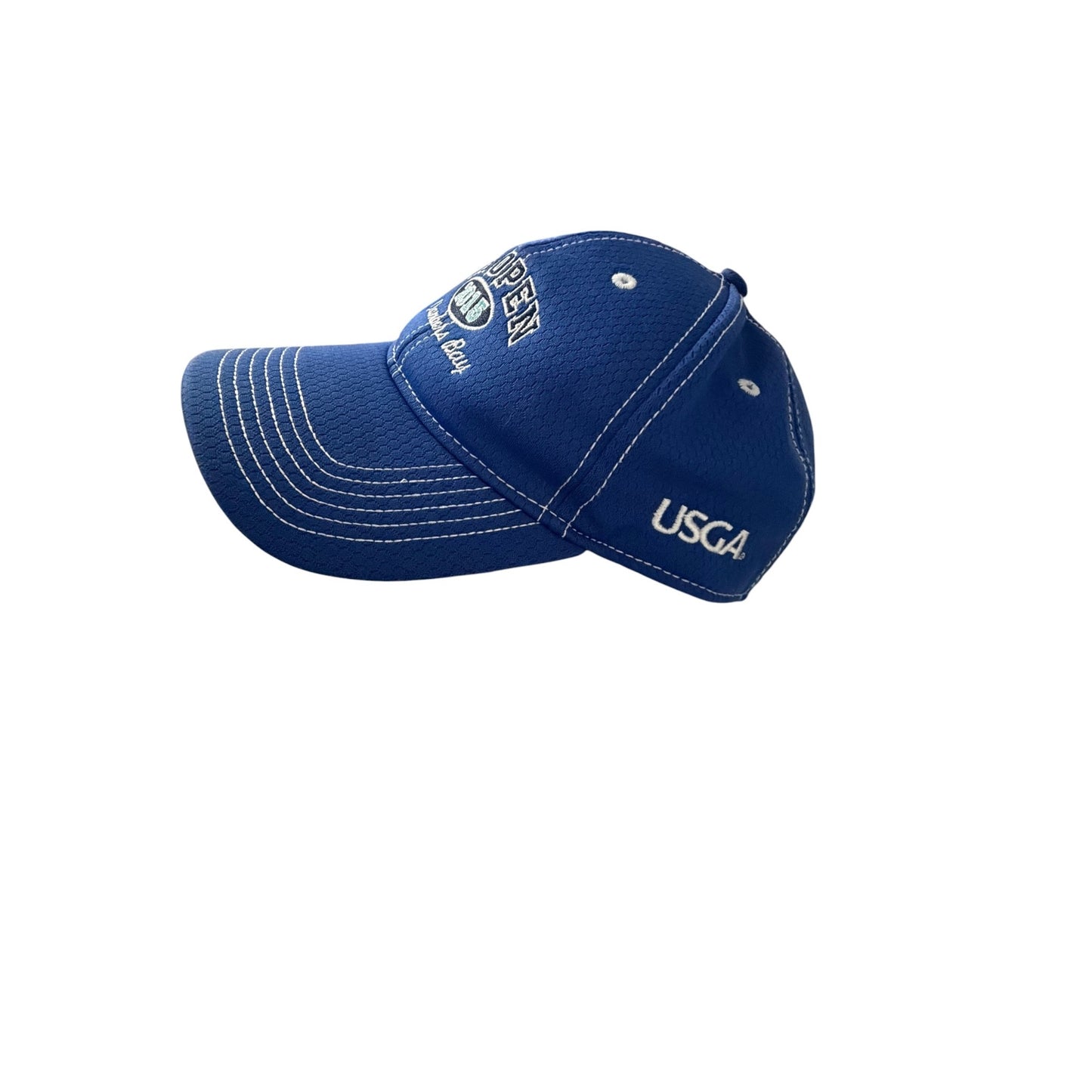 2015 U.S. Open Chambers Bay Golf Hat Blue USGA Ahead Strapback Cap