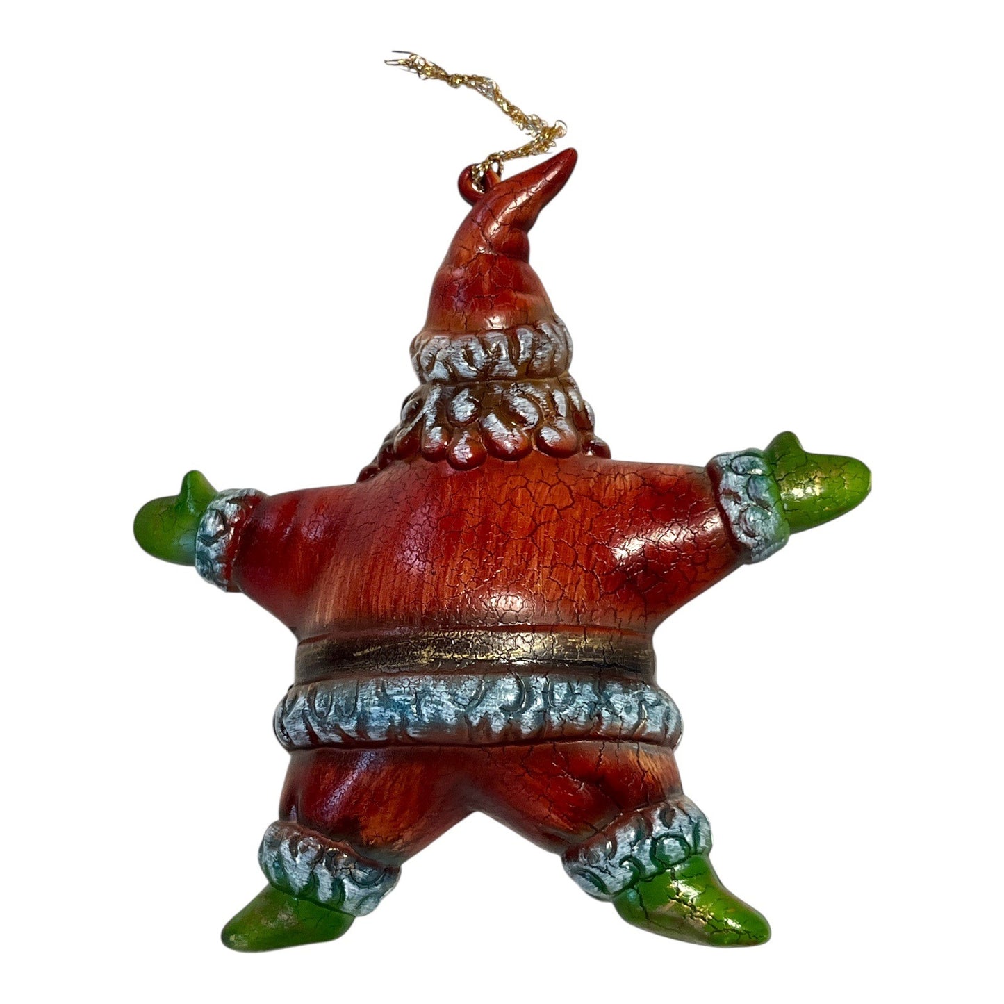 Dept 56 Krinkles Patience Brewster Santa & Angel Ornaments – Set of 2 – Handpainted Resin