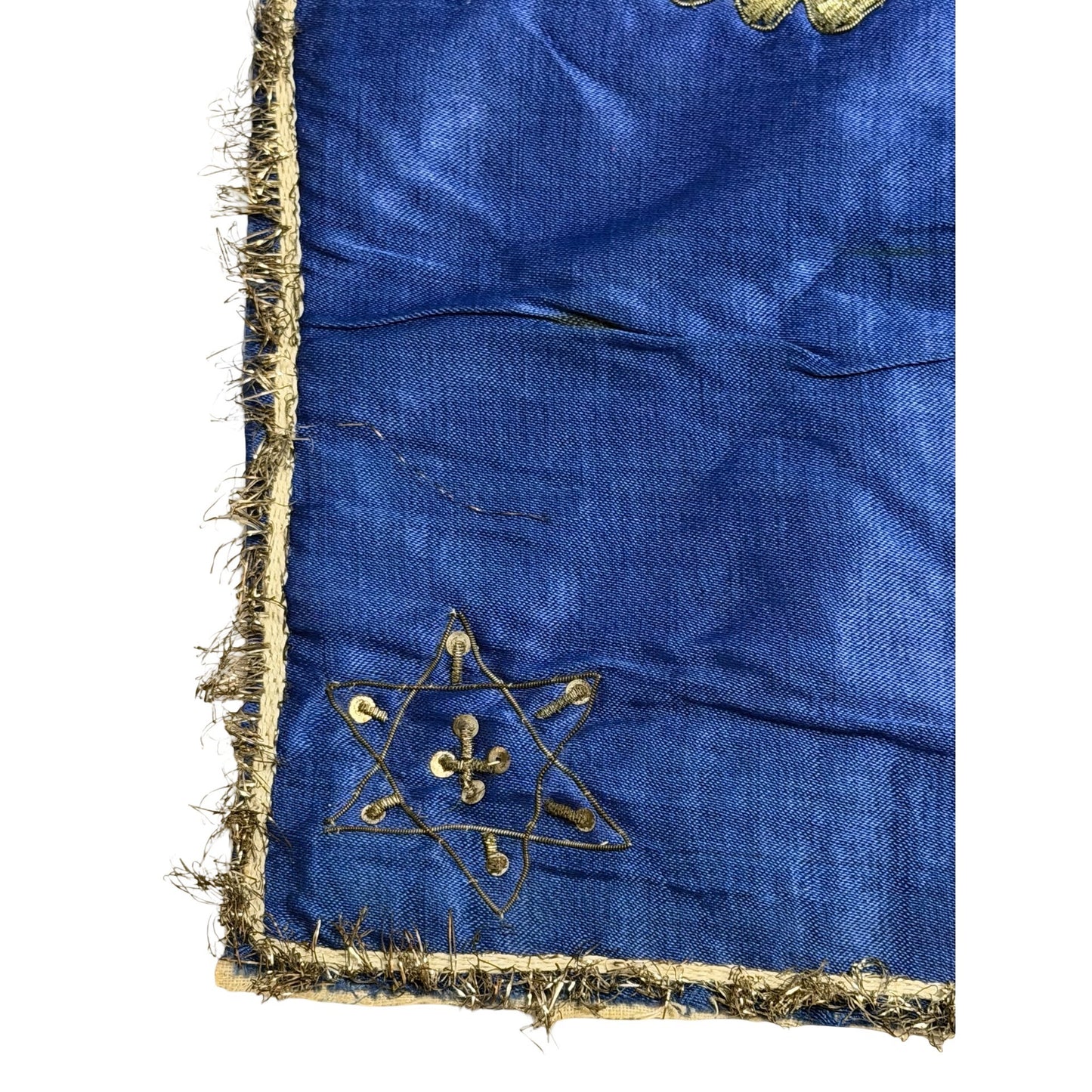 Vintage WWII CBI China Burma India Theater Embroidered Silk Banner Wall Hanging 15" Military Souvenir