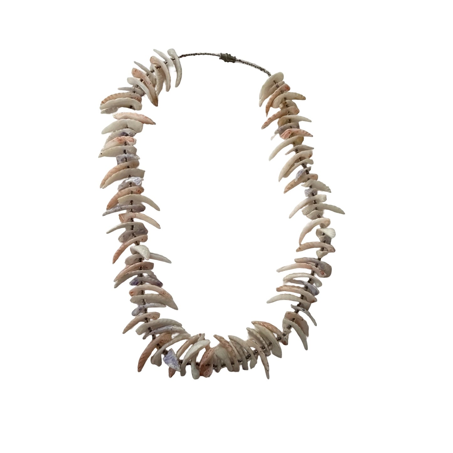 Vintage Shell Necklace Natural Seashell Choker Beach Coastal Boho Jewelry