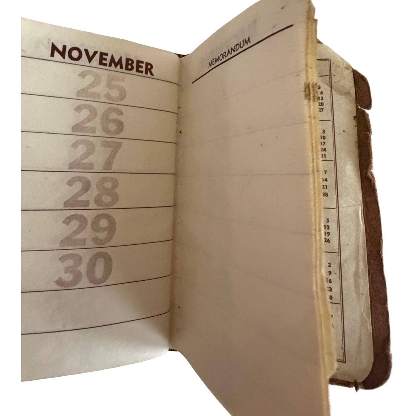 Vintage 1962 Ryan's Service Station Pocket Memo Book Lexington Ohio Advertising Calendar Planner