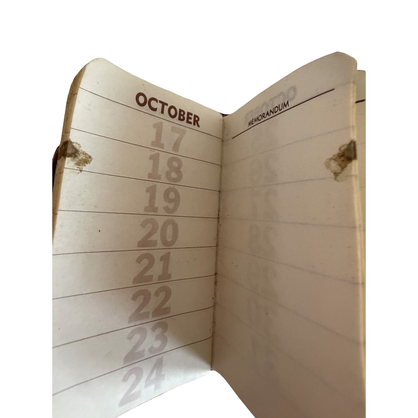 Vintage 1962 Ryan's Service Station Pocket Memo Book Lexington Ohio Advertising Calendar Planner