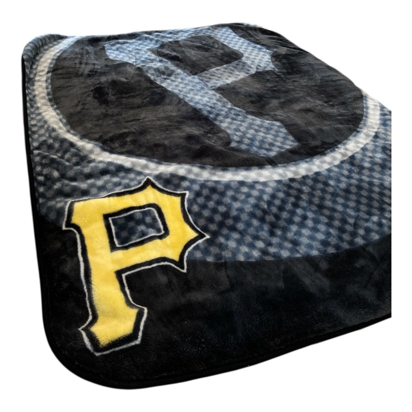 Pittsburgh Pirates Throw Blanket 50x60 Plush Fleece MLB Baseball Black Gold Northwest