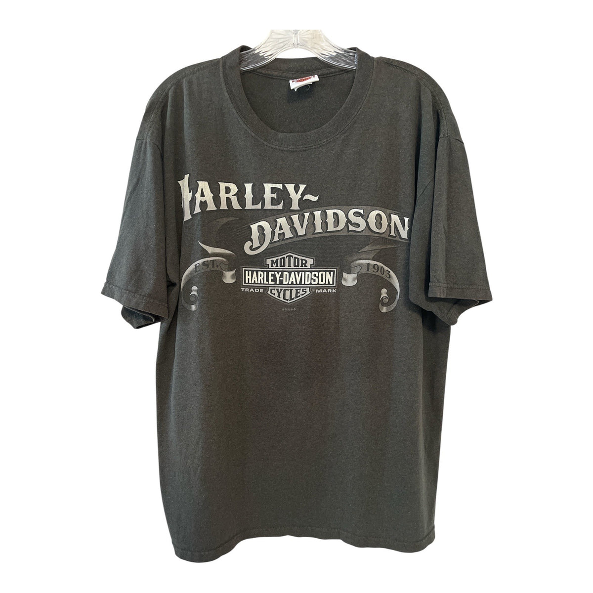 Harley Davidson Rommel New Castle DE Eagle T Shirt Large 2012 USA