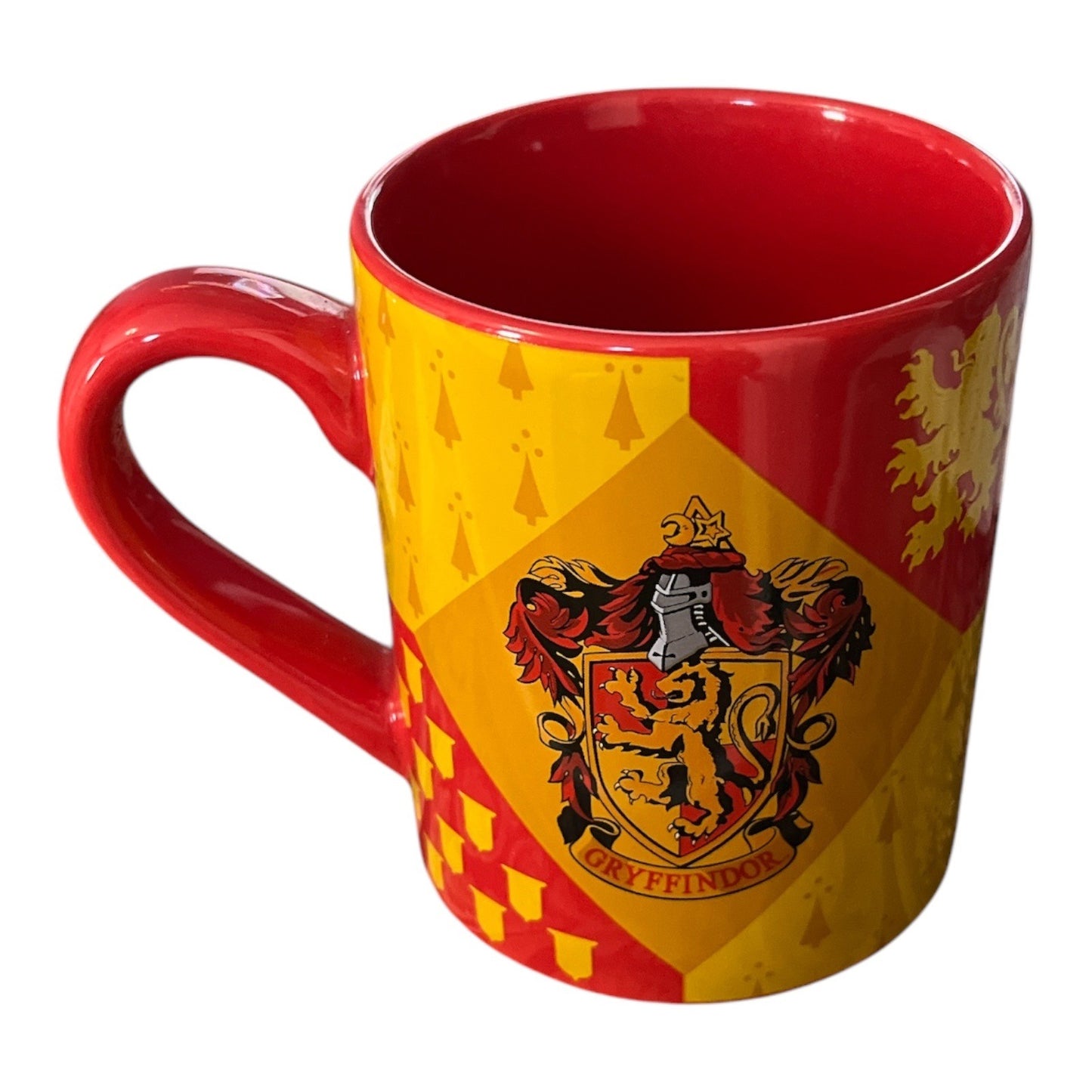 Harry Potter Gryffindor Crest Ceramic Mug 14 Oz Red & Gold Dishwasher Safe