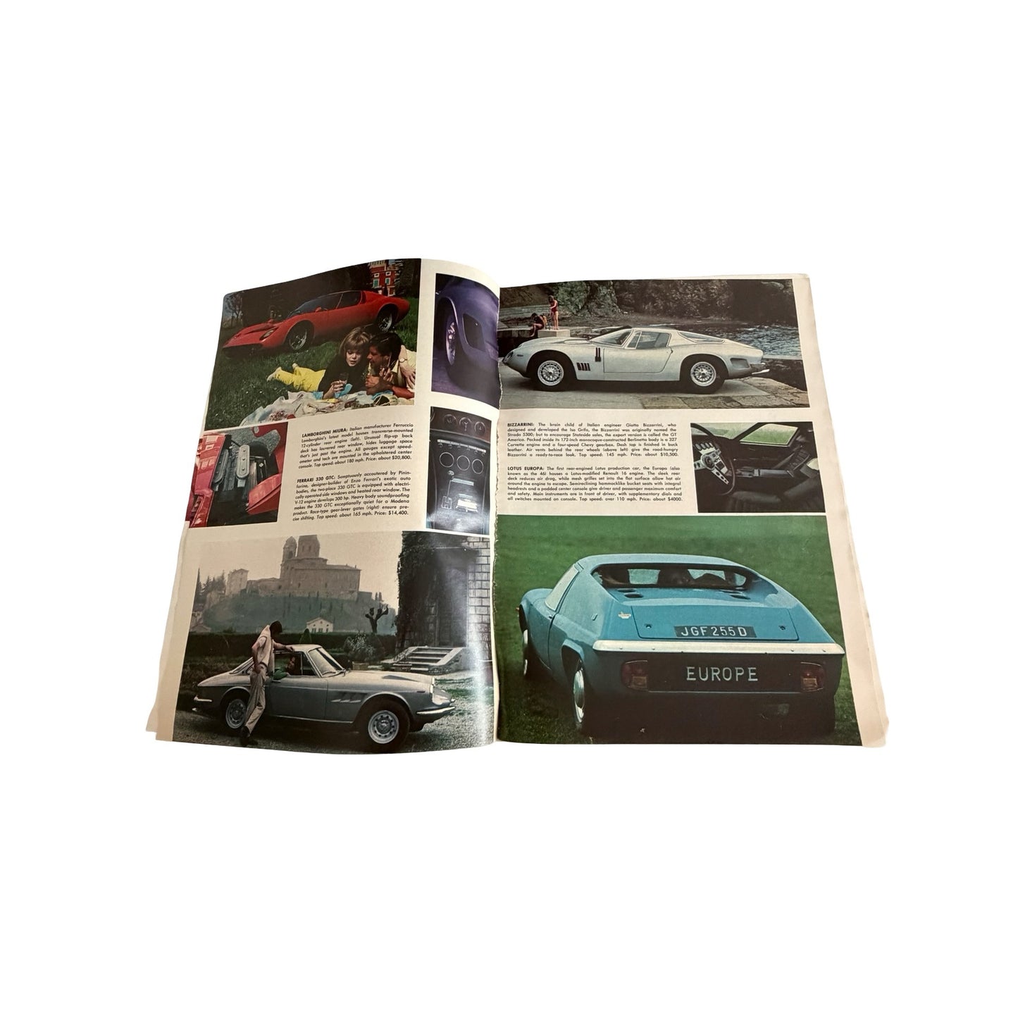 The GT by Ken W. Purdy Vintage Playboy Magazine Article Ferrari Lamborghini Maserati 1960s