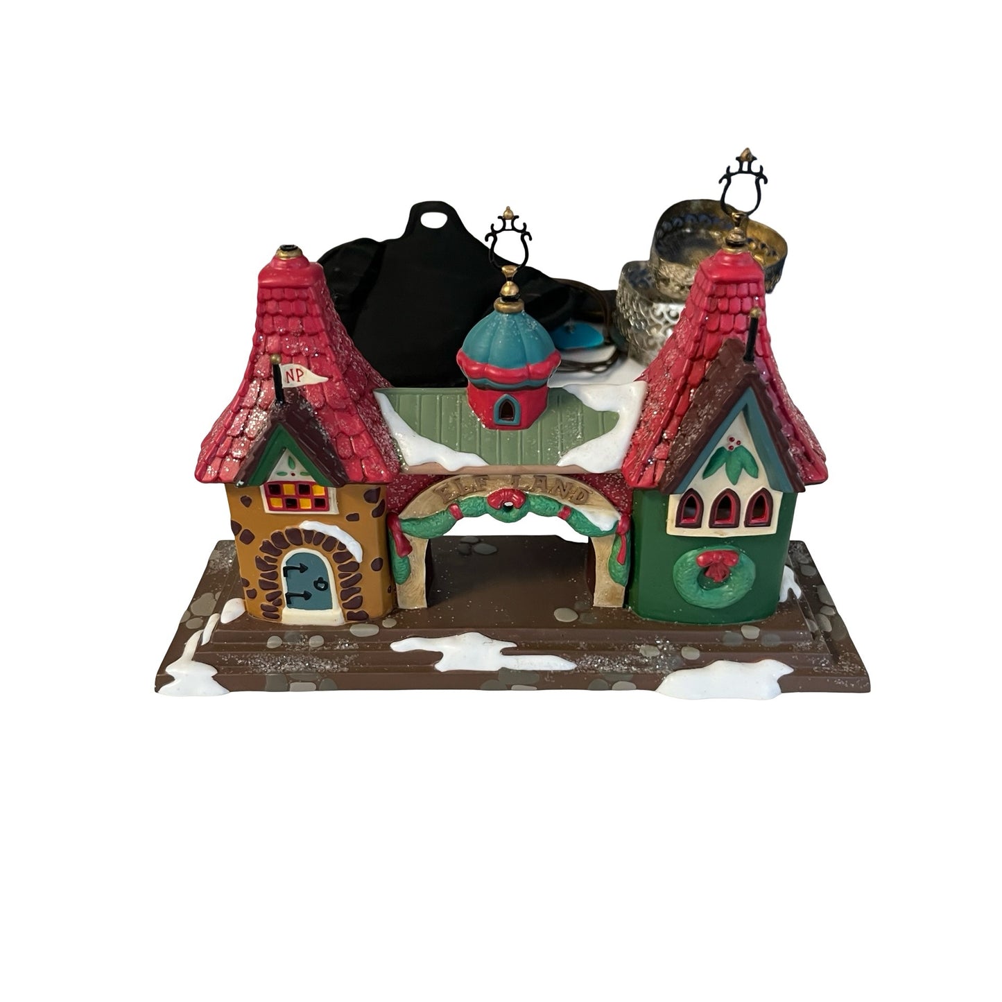 Department 56 Snow Village Gate Arch Building Christmas Village Piece 9”