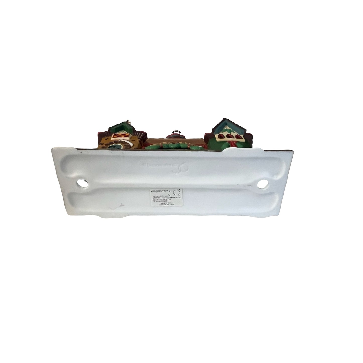 Department 56 Snow Village Gate Arch Building Christmas Village Piece 9”