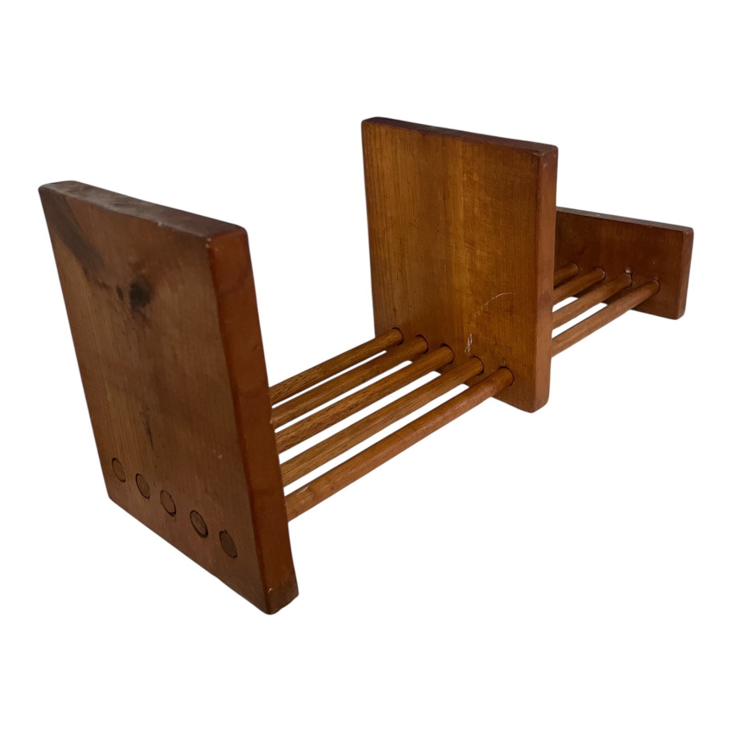 Vintage Wooden Freestanding Rack – Adjustable Divider