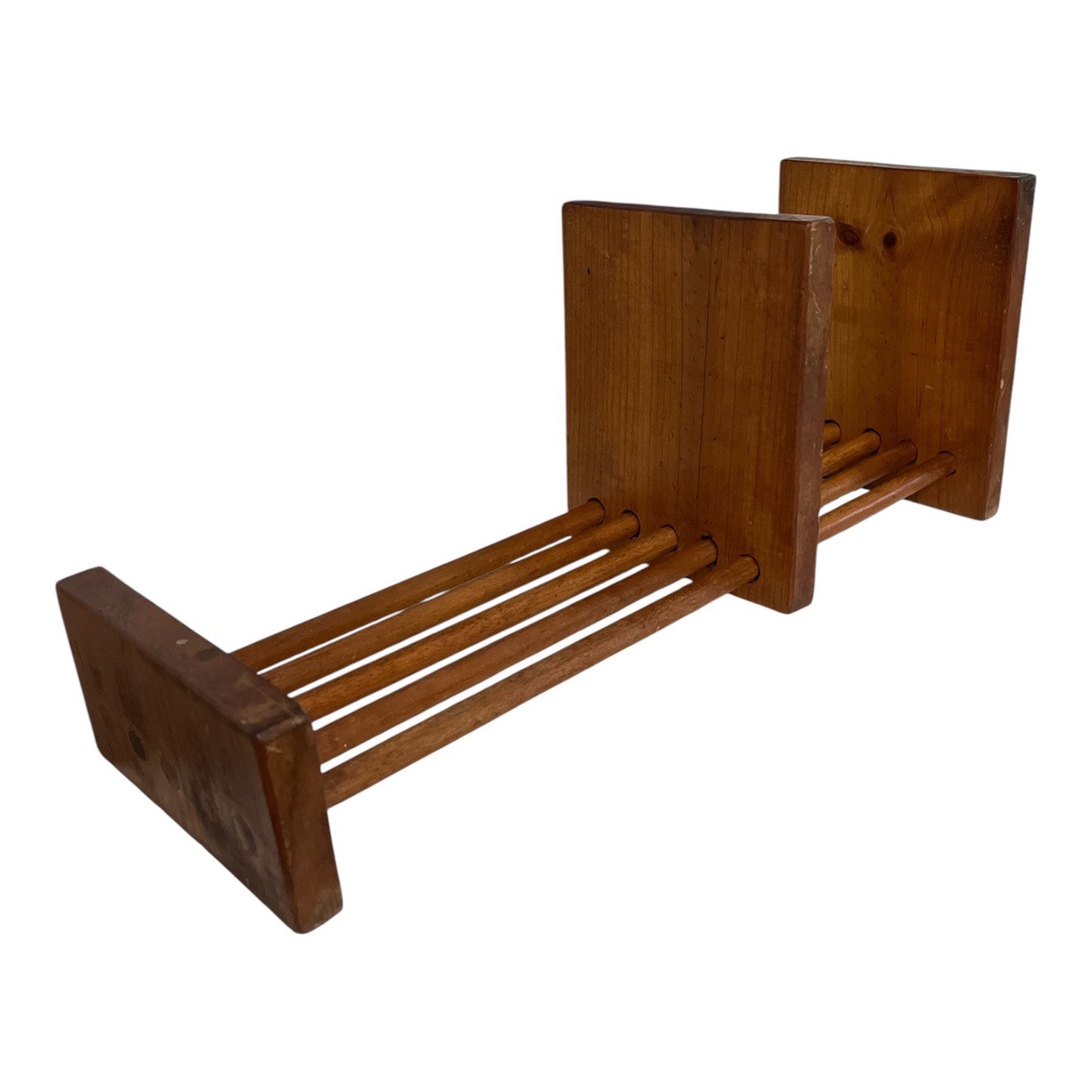 Vintage Wooden Freestanding Rack – Adjustable Divider