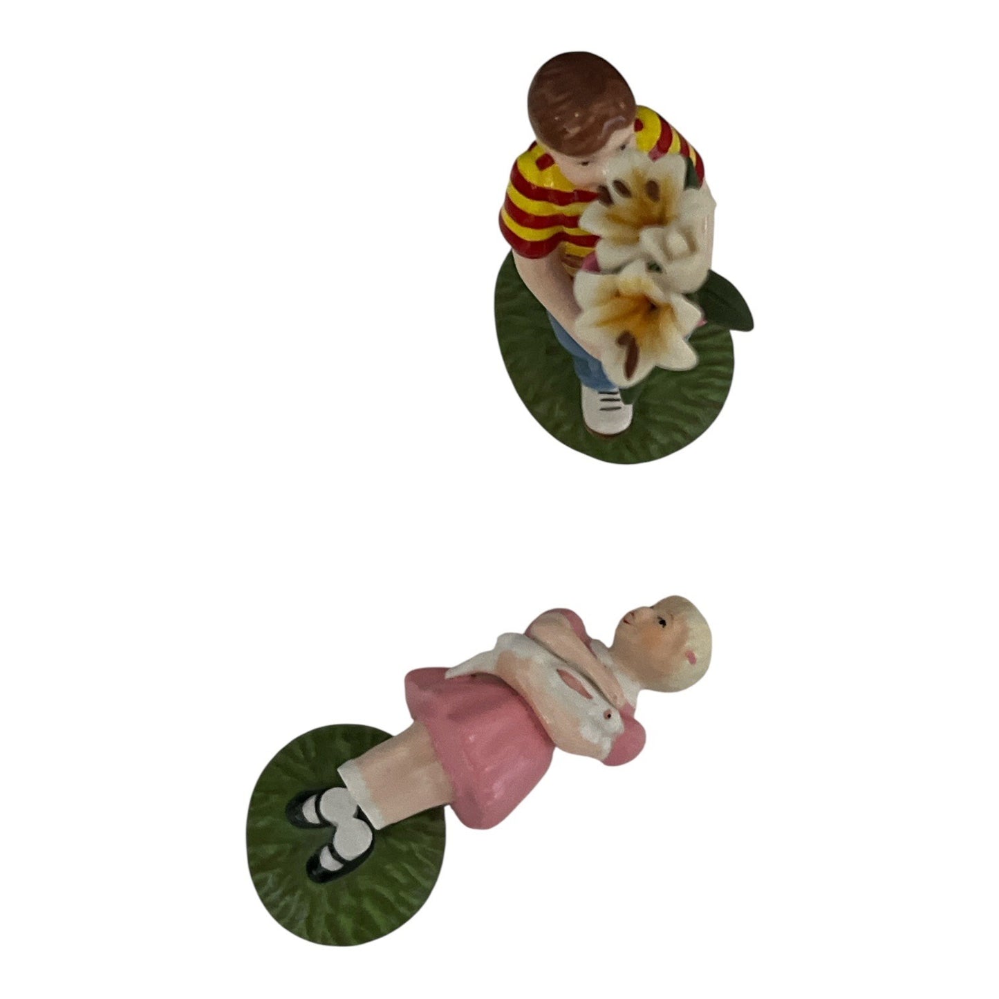 Department 56 Snow Village Lily’s Nursery & Gifts Lighted Easter Building w Add-On Figures See Notes