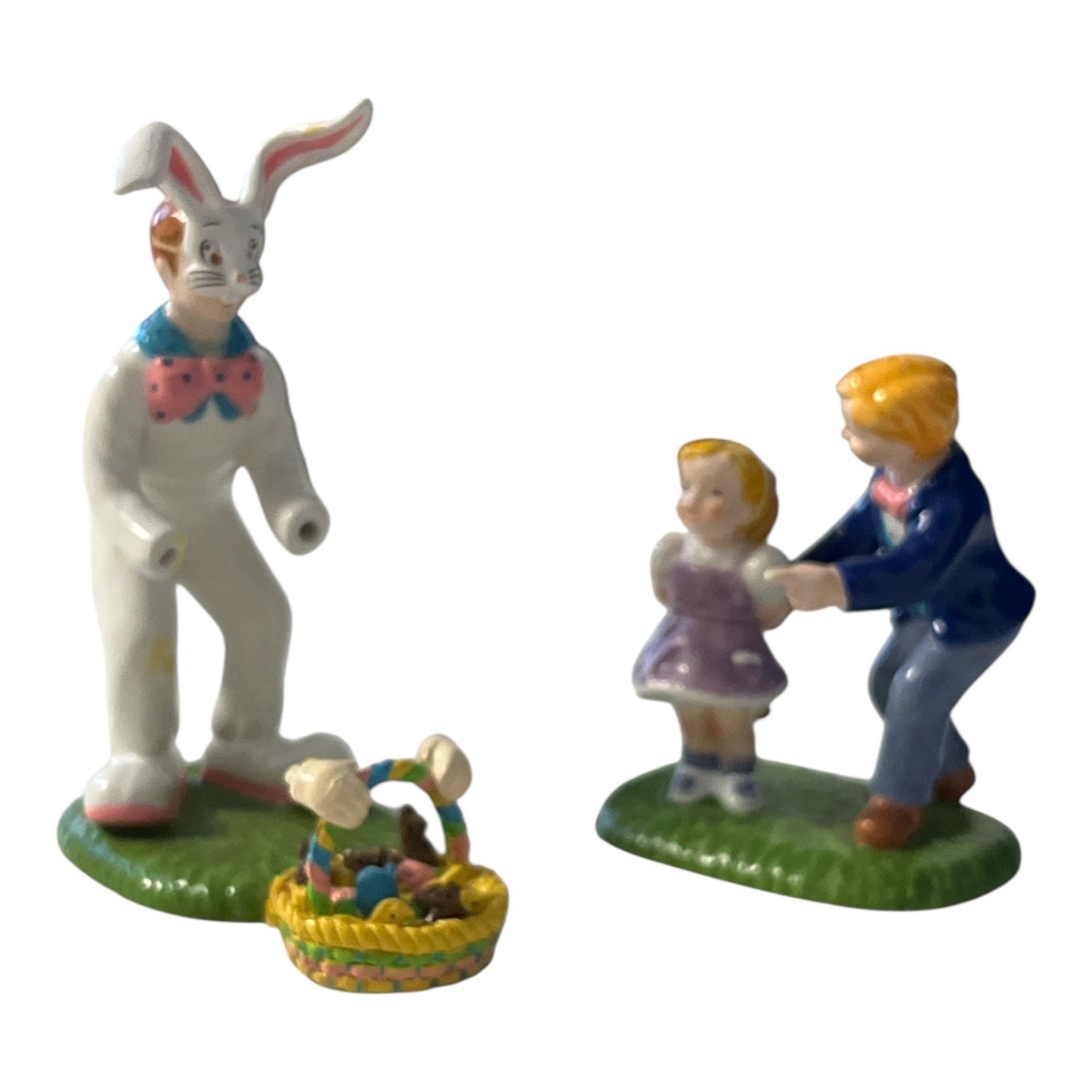 Department 56 Snow Village Lily’s Nursery & Gifts Lighted Easter Building w Add-On Figures See Notes