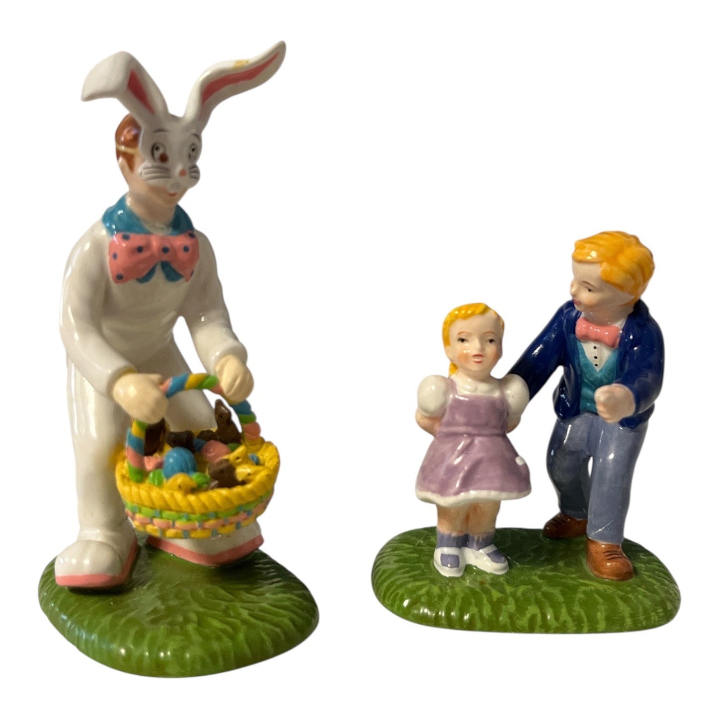 Department 56 Snow Village Lily’s Nursery & Gifts Lighted Easter Building w Add-On Figures See Notes