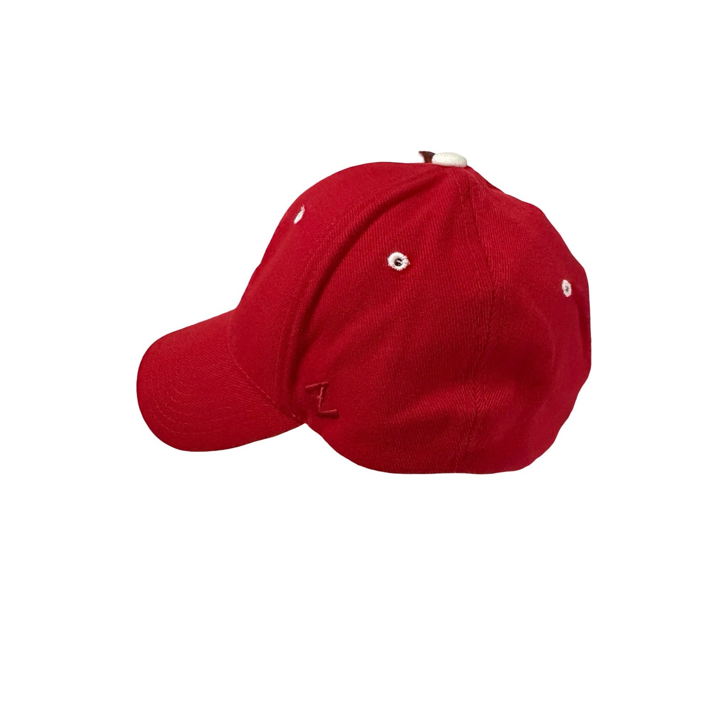 North Carolina Tar Heels Zephyr Fitted Baseball Cap Red White Embroidered NCAA Adult Hat