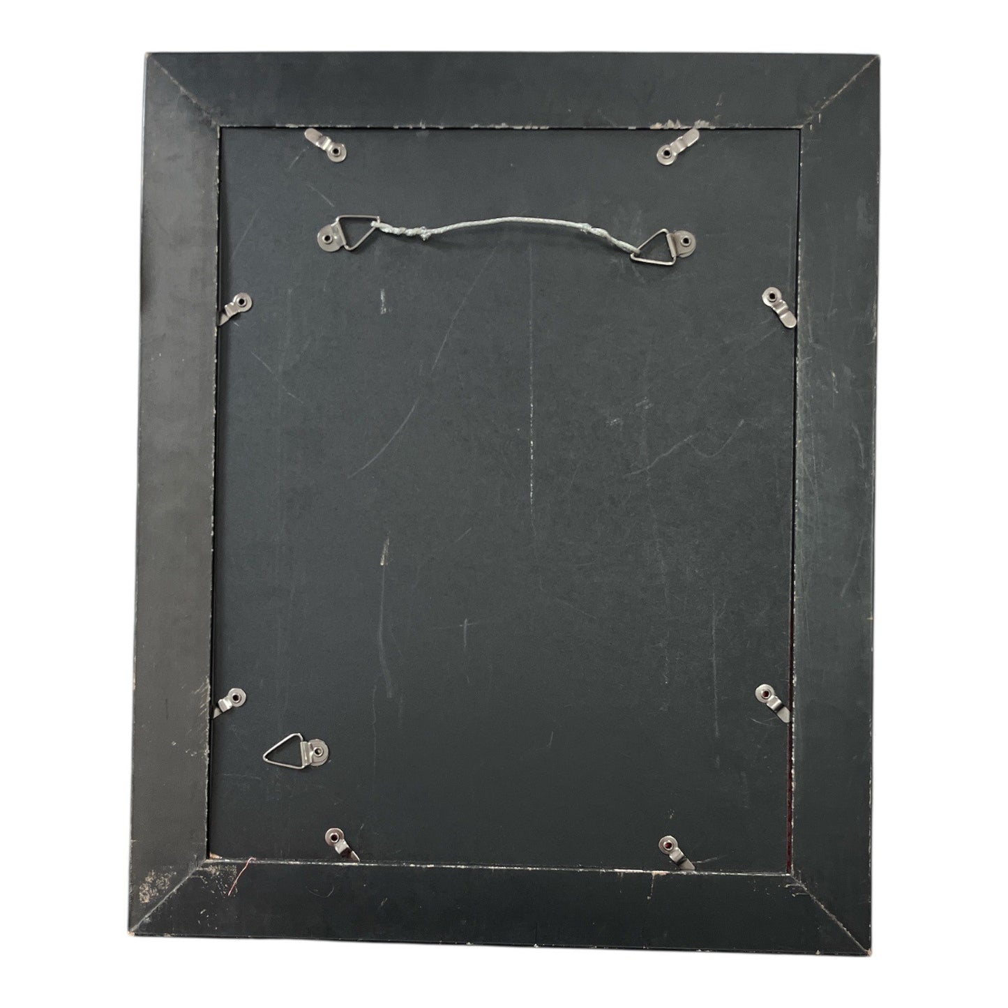 VTG Framed Double-Sided Children’s Book Page – “Ten Little Indians” & “I Caught a Hare Alive” 17x14 Art