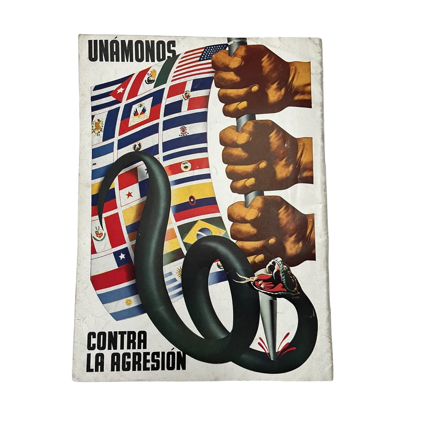 Vintage 1940s En Guardia Magazine Spanish WWII Propaganda Latin America Issue No 4