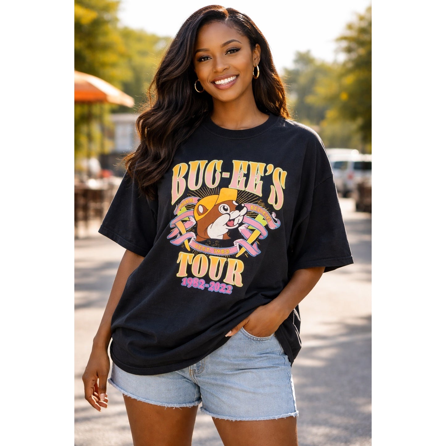 Buc-ee’s Tour Graphic T-Shirt 2XL Black Beaver Believer 1982–2022 Buc Ees Tee