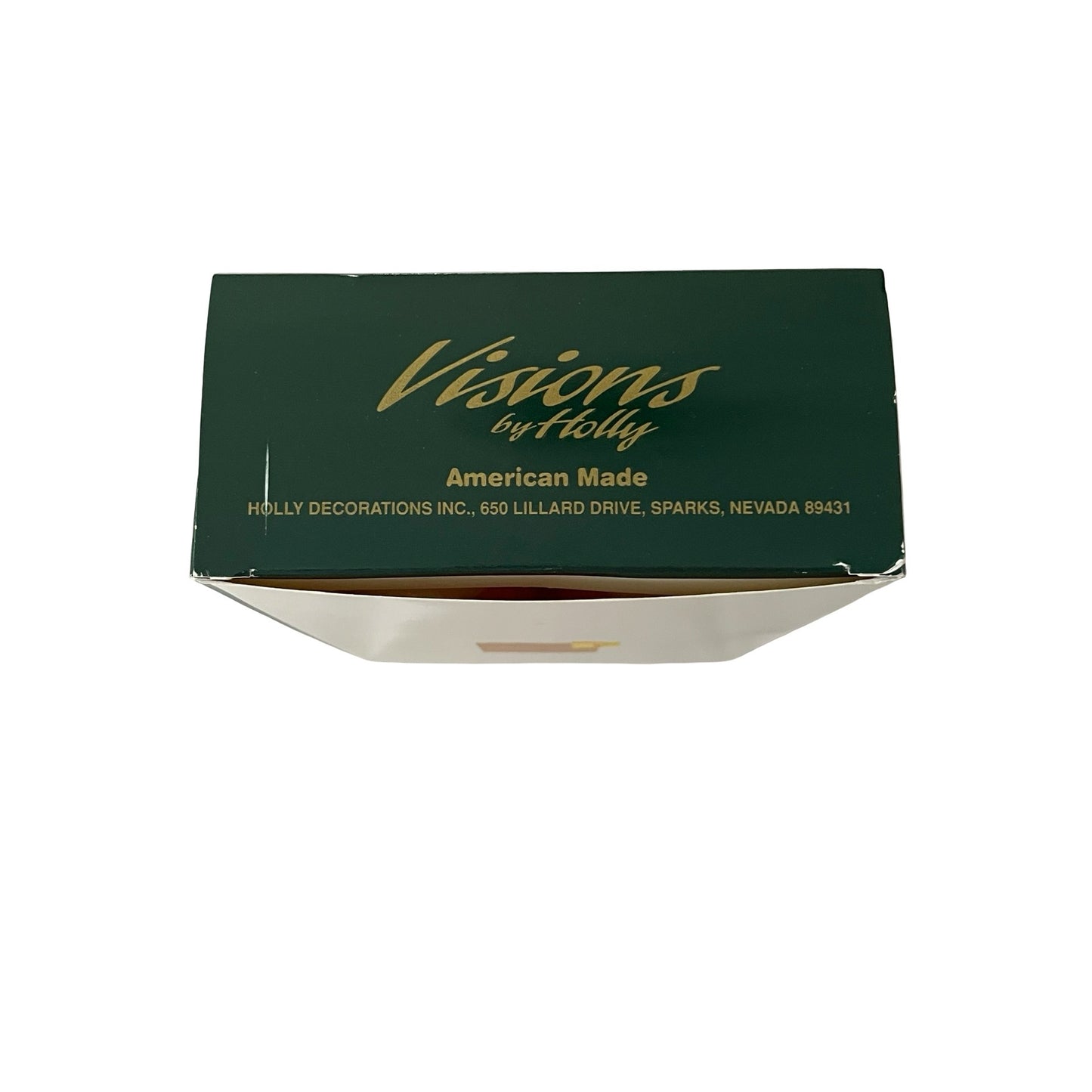 Vintage Visions by Holly Christmas Ornaments Pink Mauve Glass 2.5” Boxed USA Set of 6