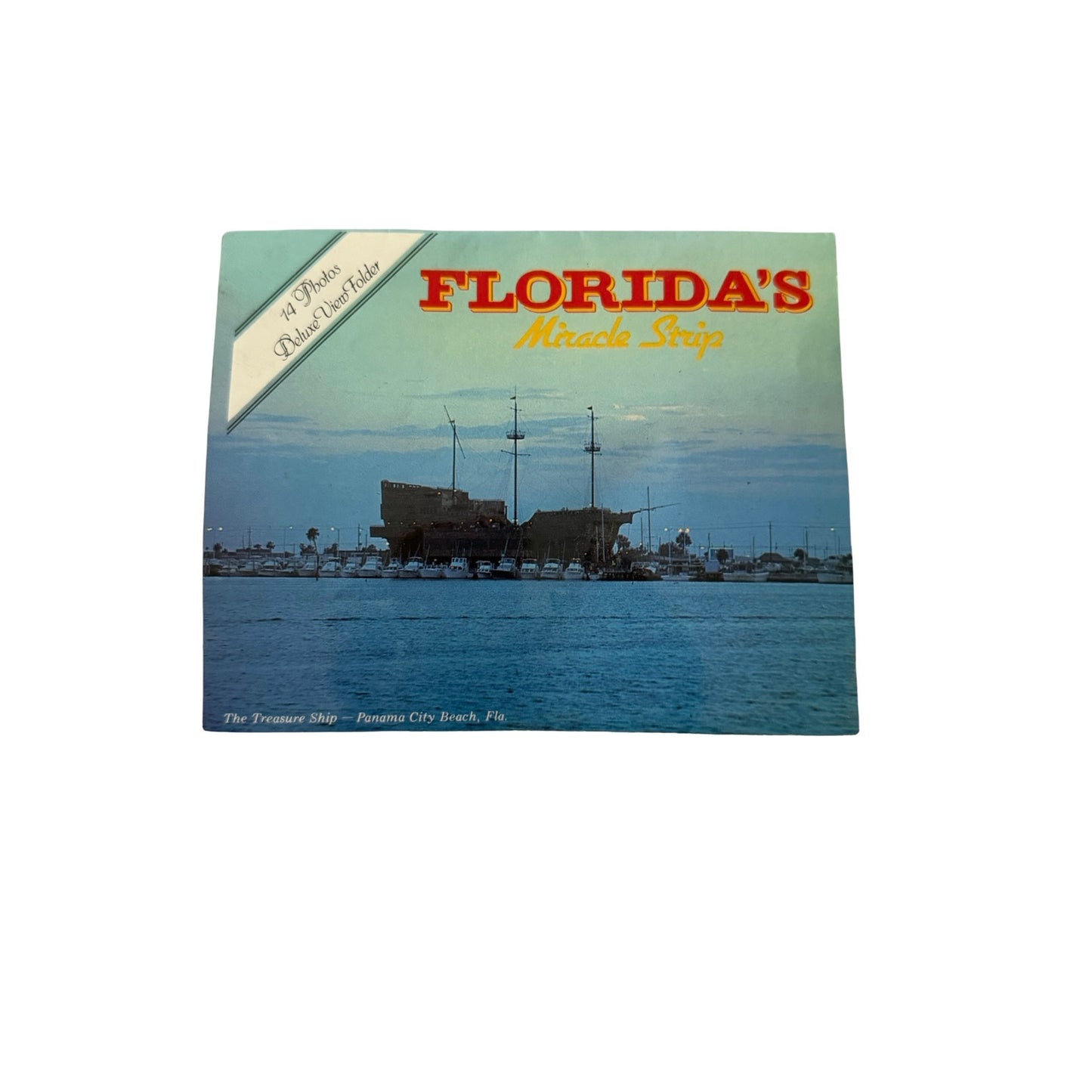 Vintage Florida's Miracle Strip Souvenir Photo Booklet 14 Scenic Views Gulf Coast Travel