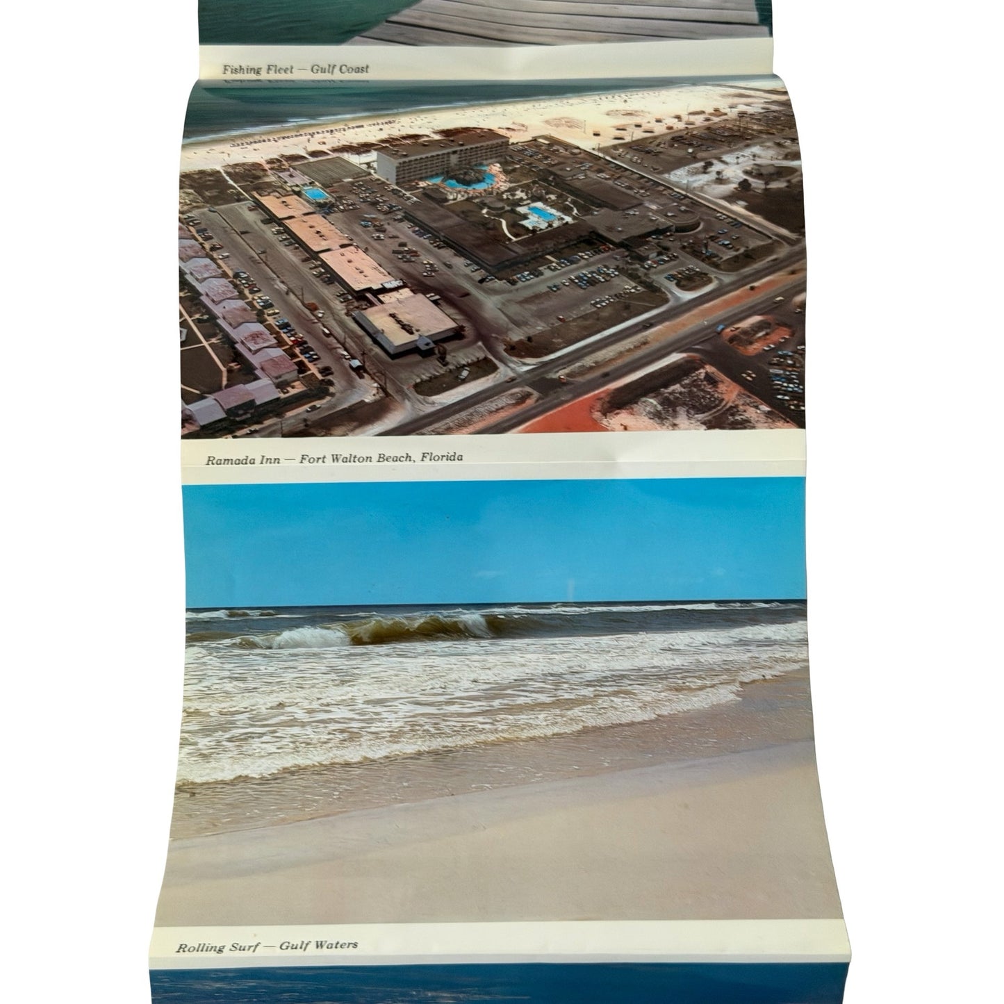 Vintage Florida's Miracle Strip Souvenir Photo Booklet 14 Scenic Views Gulf Coast Travel