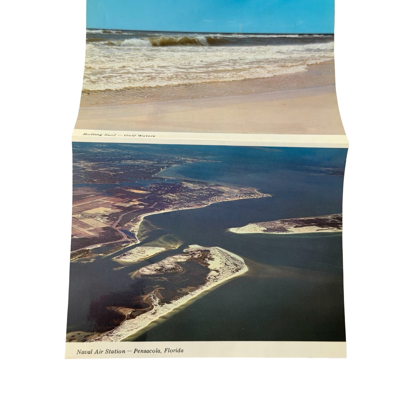Vintage Florida's Miracle Strip Souvenir Photo Booklet 14 Scenic Views Gulf Coast Travel