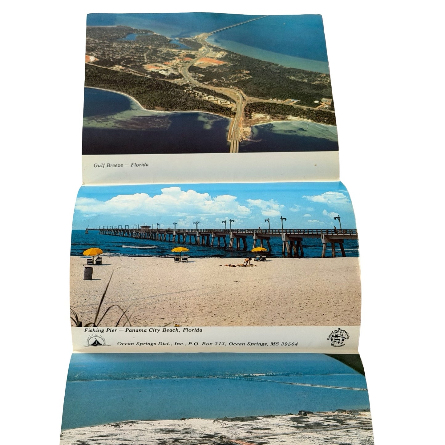 Vintage Florida's Miracle Strip Souvenir Photo Booklet 14 Scenic Views Gulf Coast Travel