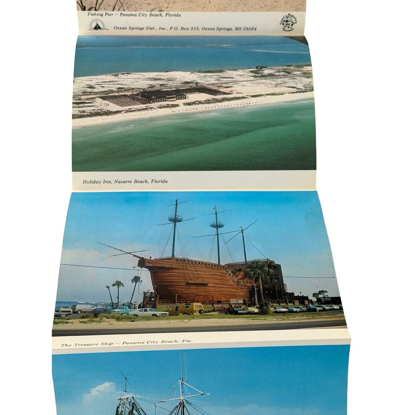 Vintage Florida's Miracle Strip Souvenir Photo Booklet 14 Scenic Views Gulf Coast Travel