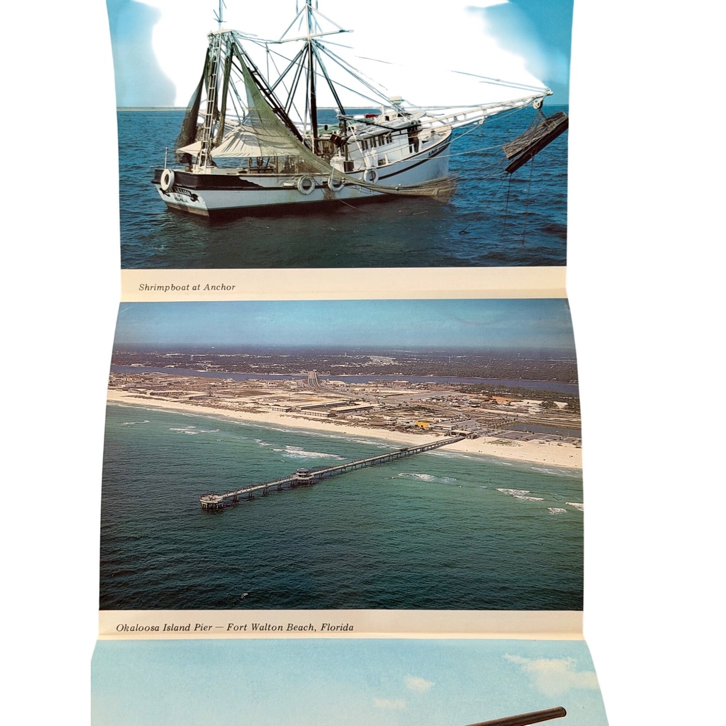 Vintage Florida's Miracle Strip Souvenir Photo Booklet 14 Scenic Views Gulf Coast Travel