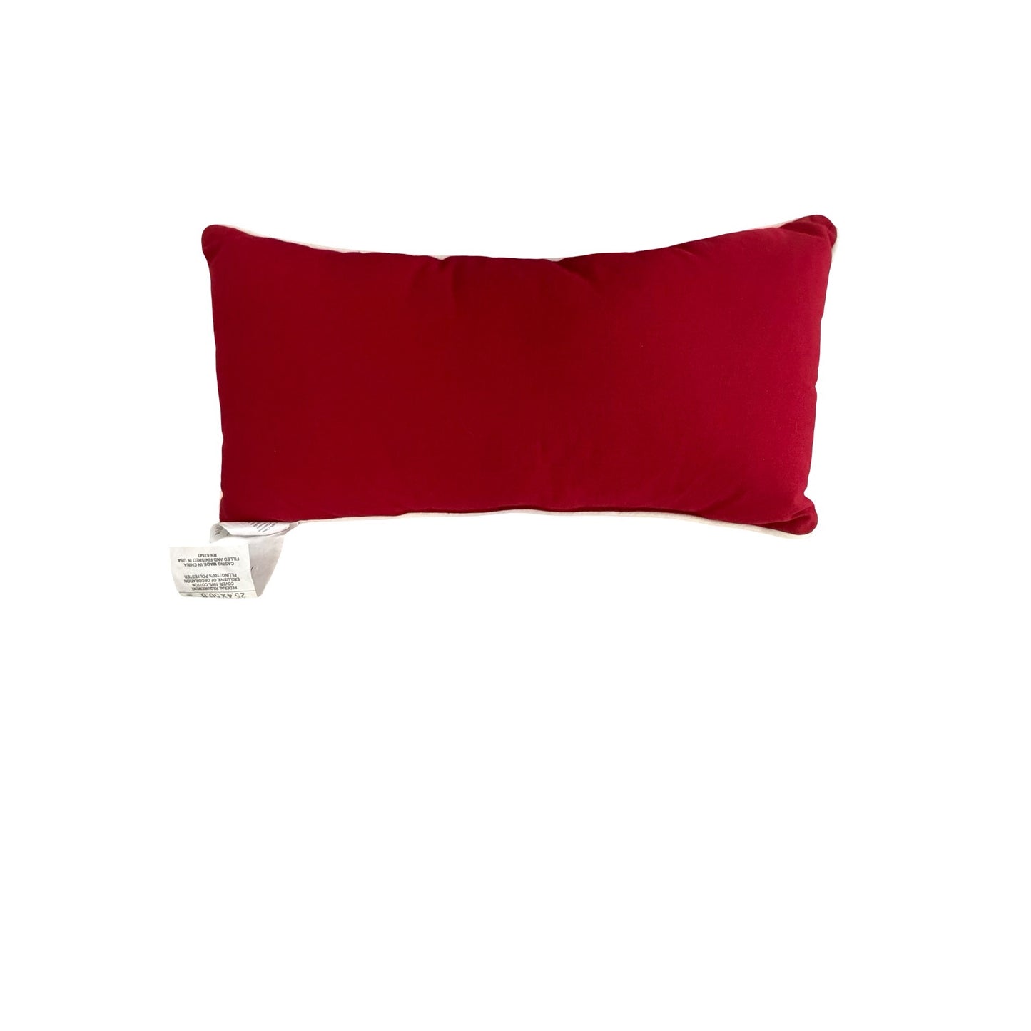 C&F Enterprises Reindeer Games Christmas Throw Pillow Red Rudolph Lumbar 10x20